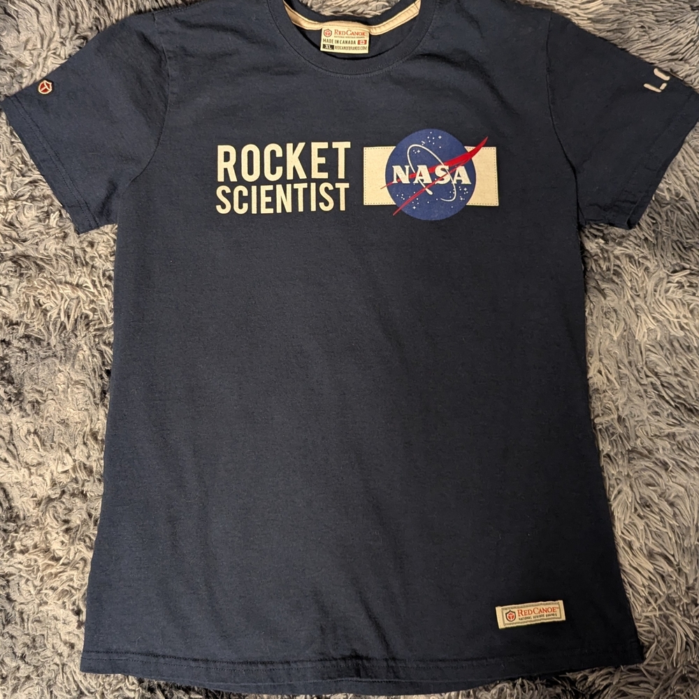 NASA Rocket Scientist T-Shirt - Blue